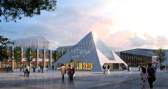 博尔塔拉蒙古自治州金字塔网架